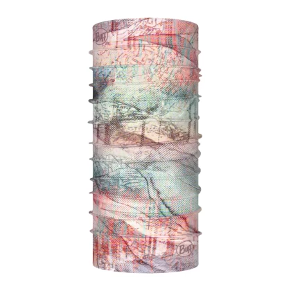 Bandană tubulară multifunctională BUFF ORIGINAL ECOSTRETCH PEARLY BLOSSOM · Roz  - 2