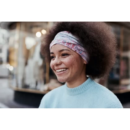 Bandană tubulară multifunctională BUFF ORIGINAL ECOSTRETCH PEARLY BLOSSOM · Roz  - 5