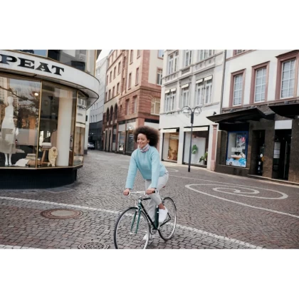 Bandană tubulară multifunctională BUFF ORIGINAL ECOSTRETCH PEARLY BLOSSOM · Roz  - 6