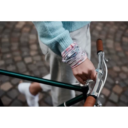 Bandană tubulară multifunctională BUFF ORIGINAL ECOSTRETCH PEARLY BLOSSOM · Roz  - 7