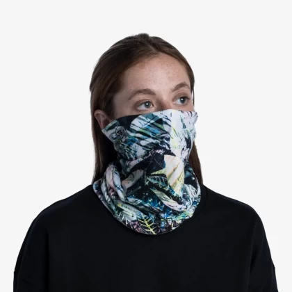 Bandană tubulară multifunctională BUFF ORIGINAL ECOSTRETCH PUR3 MULTI · Verde  - 3