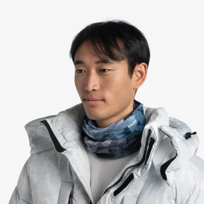 Bandană tubulară multifunctională BUFF ORIGINAL ECOSTRETCH SKAE DUSTY BLUE · Albastru / Gri  - 6