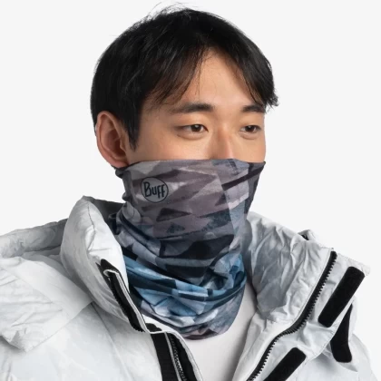 Bandană tubulară multifunctională BUFF ORIGINAL ECOSTRETCH SKAE DUSTY BLUE · Albastru / Gri  - 3