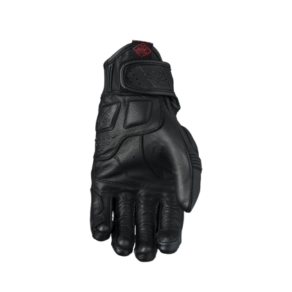 Mănuși Moto din Piele FIVE KANSAS · Negru  - 1
