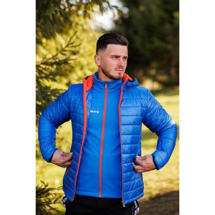 Geacă Puf cu Pene de Gâscă STRINDBERG 2146/3  · Negru / Roșu  - 3