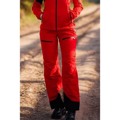 Pantaloni Outdoor / Schi Damă STRINDBERG 5140/3 3S DERMIZAX · Negru / Galben  - 1