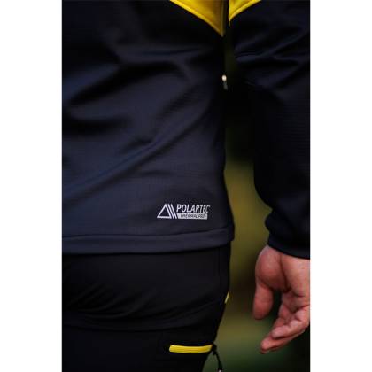 Bluză Trening STRINDBERG MIDLAYER PRO THERMAL 2166/3 · Negru / Galben  - 2