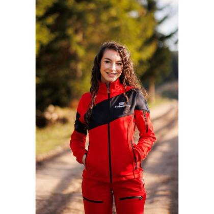 Bluză Trening Damă STRINDBERG MIDLAYER PRO THERMAL 5166/3 · Negru / Galben  - 3