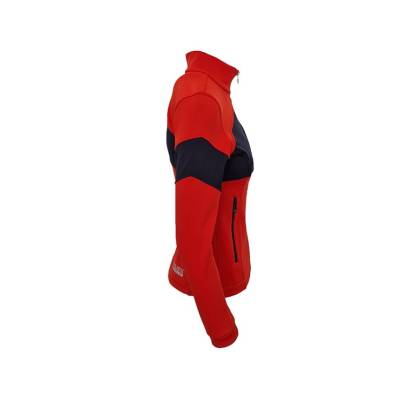 Bluză Trening Damă STRINDBERG MIDLAYER PRO THERMAL 5166/3 · Roșu / Negru  - 3