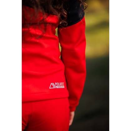 Bluză Trening Damă STRINDBERG MIDLAYER PRO THERMAL 5166/3 · Roșu / Negru  - 7