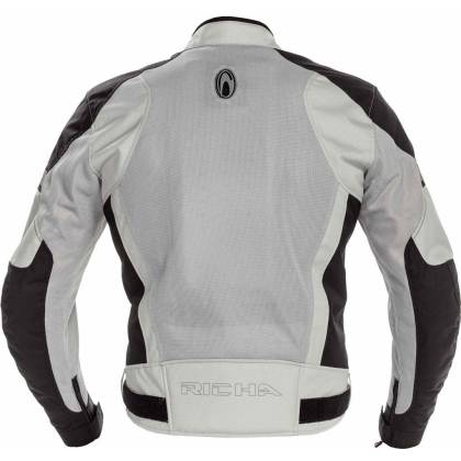 Geacă Moto de Vară din Textil RICHA COOL SUMMER · Gri / Negru  - 1