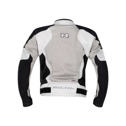 Geacă Moto Damă de Vară din Textil RICHA COOL SUMMER LADY · Gri / Negru  - 1