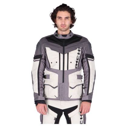 Geacă Moto din Textil RICHA INFINITY 2 ADVENTURE · Gri / Alb / Negru  - 2