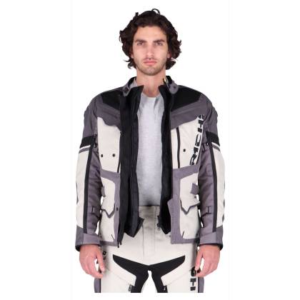 Geacă Moto din Textil RICHA INFINITY 2 ADVENTURE · Gri / Alb / Negru  - 6