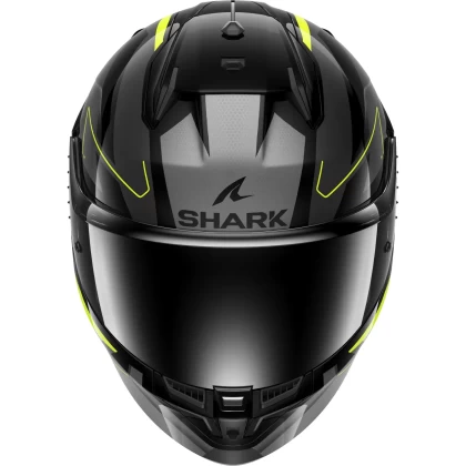 Cască Moto Integrală SHARK D-SKWAL 3 SIZLER · Gri / Negru / Galben-Fluo  - 2