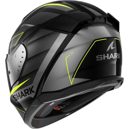 Cască Moto Integrală SHARK D-SKWAL 3 SIZLER · Gri / Negru / Galben-Fluo  - 1