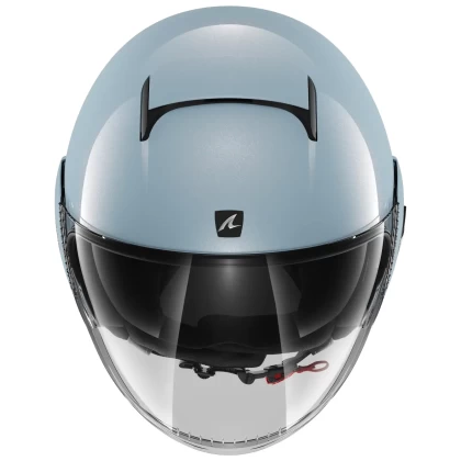 Cască Moto Damă Open Face SHARK NANO BLANK · Albastru  - 2
