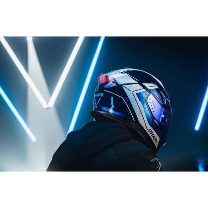 Cască Moto Integrală SHARK SKWAL i3 RHAD cu Lumini de Frână · Albastru / Gri  - 10