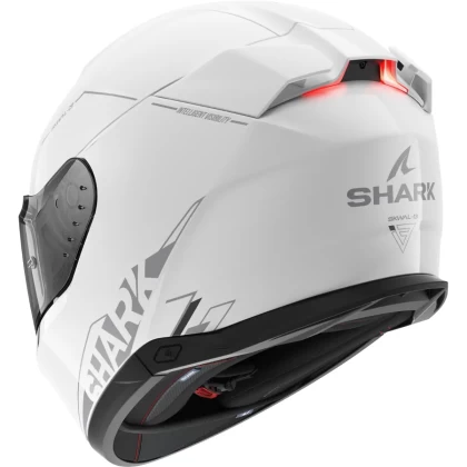 Cască Moto Integrală SHARK SKWAL i3 BLANK SP cu Lumini de Frână · Alb  - 1