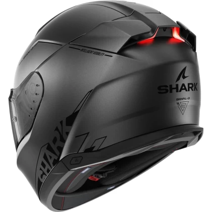 Cască Moto Integrală SHARK SKWAL i3 BLANK SP cu Lumini de Frână · Gri Mat  - 1