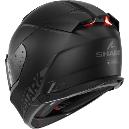 Cască Moto Integrală SHARK SKWAL i3 BLANK SP cu Lumini de Frână · Negru Mat  - 1