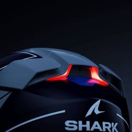 Cască Moto Integrală SHARK SKWAL i3 BLANK SP cu Lumini de Frână · Negru Mat  - 3