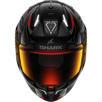Cască Moto Integrală SHARK SKWAL i3 LINIK cu Lumini de Frână · Negru / Gri / Roșu  - 1