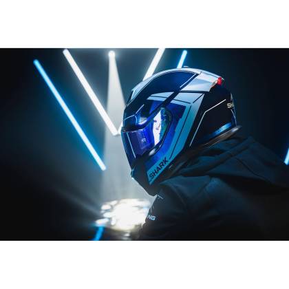 Cască Moto Integrală SHARK SKWAL i3 LINIK cu Lumini de Frână · Negru Mat / Gri  - 5