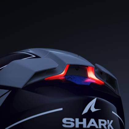 Cască Moto Integrală SHARK SKWAL i3 LINIK cu Lumini de Frână · Negru Mat / Gri / Roz  - 16