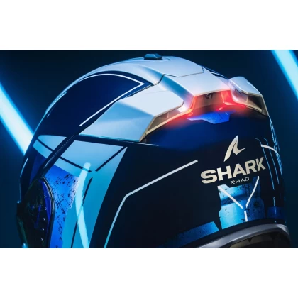 Cască Moto Integrală SHARK SKWAL i3 RHAD cu Lumini de Frână · Negru / Gri  - 10