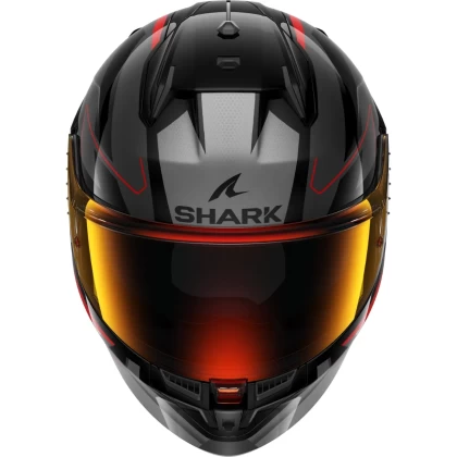 Cască Moto Integrală SHARK D-SKWAL 3 SIZLER · Negru / Gri / Roșu  - 2