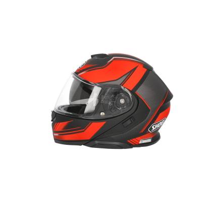 Cască Moto Flip-Up SHOEI NEOTEC 3 Grasp TC-1 · Negru / Roșu  - 2