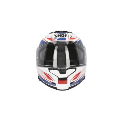 Cască Moto Flip-Up SHOEI NEOTEC 3 Grasp TC-10 · Alb / Albastru / Roșu  - 1