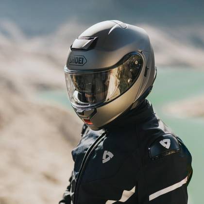 Cască Moto Flip-Up SHOEI NEOTEC 3 Grasp TC-10 · Alb / Albastru / Roșu  - 5