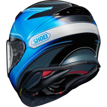 Cască Moto Integrală SHOEI NXR2 Sheen TC-2 · Negru / Albastru  - 2