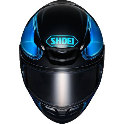 Cască Moto Integrală SHOEI NXR2 Sheen TC-2 · Negru / Albastru  - 1