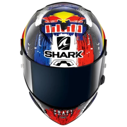 Cască Moto Integrală SHARK RACE-R PRO GP 06 REPLICA ZARCO CHAKRA · Alb / Albastru / Roșu  - 2