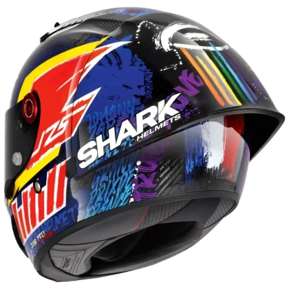 Cască Moto Integrală SHARK RACE-R PRO GP 06 REPLICA ZARCO CHAKRA · Alb / Albastru / Roșu  - 1