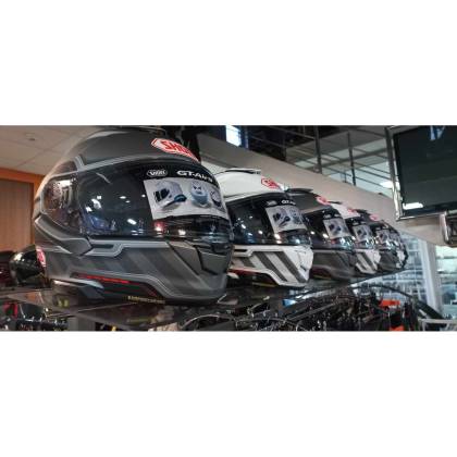 Cască Moto Integrală SHOEI GT-AIR 3 Discipline TC-2 · Negru / Albastru / Roșu  - 3