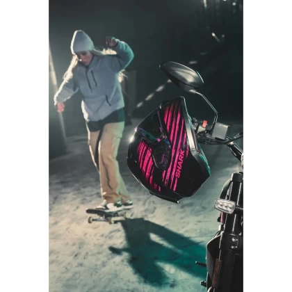 Cască Moto Integrală SHARK RIDILL 2 BLANK · Alb  - 4