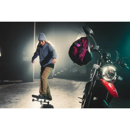 Cască Moto Integrală SHARK RIDILL 2 BLANK · Alb  - 6