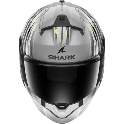 Cască Moto Integrală SHARK RIDILL 2 ASSYA · Gri / Negru / Galben  - 2