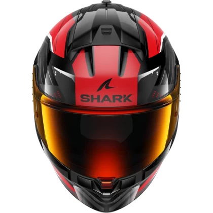 Cască Moto Integrală SHARK RIDILL 2 BERSEK · Negru / Roșu / Alb  - 2