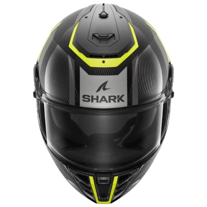 Cască Moto Integrală SHARK SPARTAN RS CARBON SHAWN · Negru Mat / Gri / Galben  - 2