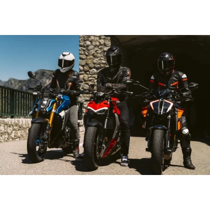 Cască Moto Integrală SHARK SPARTAN RS CARBON SHAWN MAT · Negru Mat / Gri / Roșu  - 11