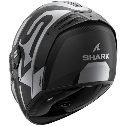 Cască Moto Integrală SHARK SPARTAN RS CARBON SHAWN MAT · Negru Mat / Gri / Alb  - 1