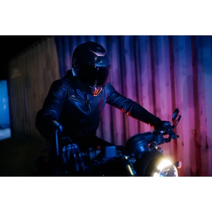 Cască Moto Integrală SHARK SPARTAN RS BYHRON MAT · Negru Mat / Gri  - 12