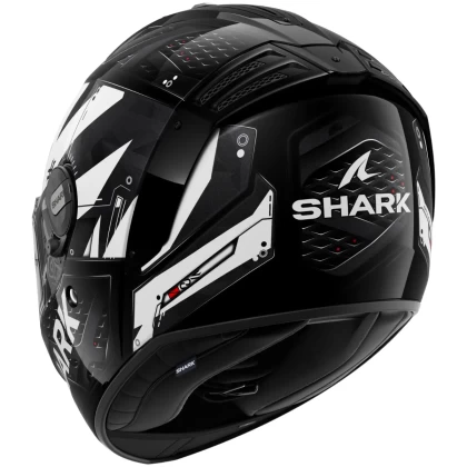 Cască Moto Integrală SHARK SPARTAN RS STINGREY · Negru / Alb  - 1