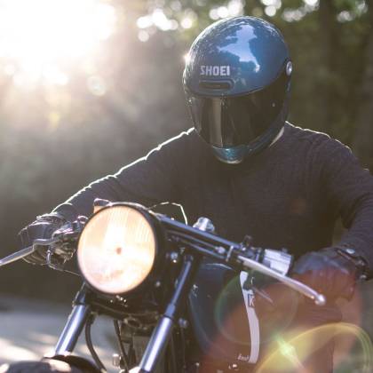 Cască Moto Integrală SHOEI GLAMSTER 06 MM93 Coll. Classic TC-5 · Negru / Gri / Roșu  - 11