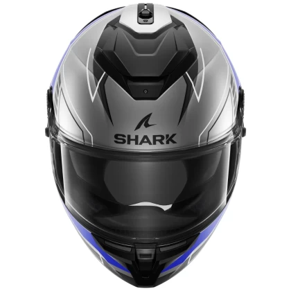 Cască Moto Integrală SHARK SPARTAN GT PRO TORYAN MAT · Negru Mat / Gri / Albastru  - 2